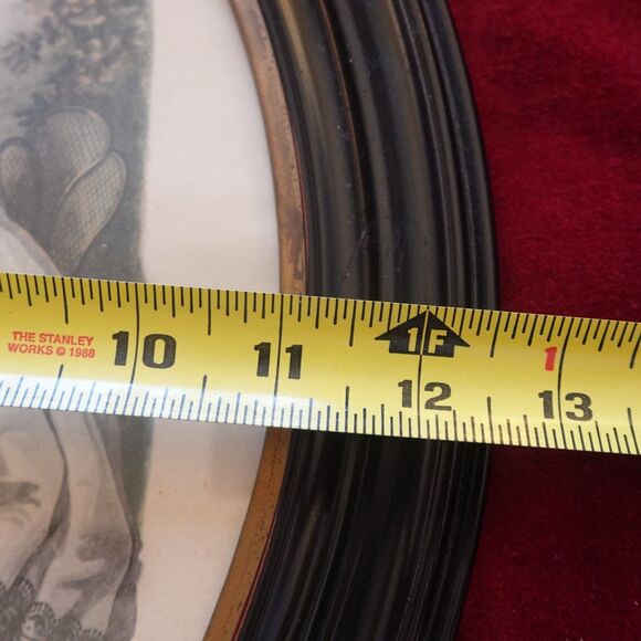 Leroy Imp Paris Oval Framed Print La Mode Illustree Bureaux Du Journal * - Picture 14 of 14